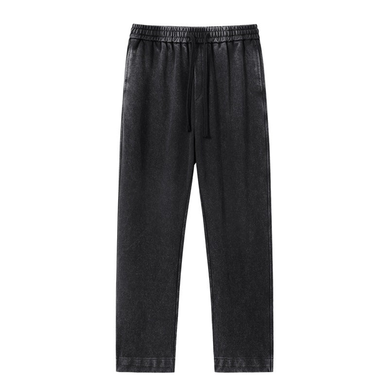 Men's Straight Leg Cotton Casual Pants