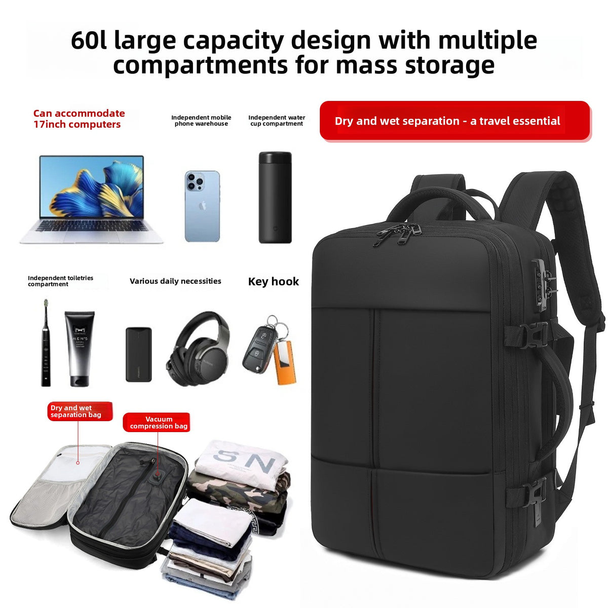 Vacuum-Sealed Backpack