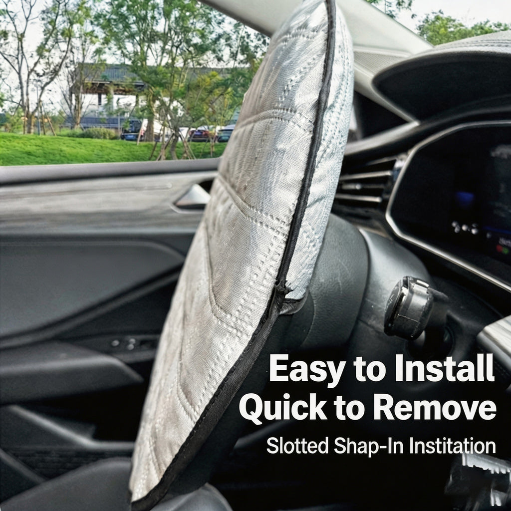 Car Steering Wheel Cover Sun Shade Heat Insulation Protector