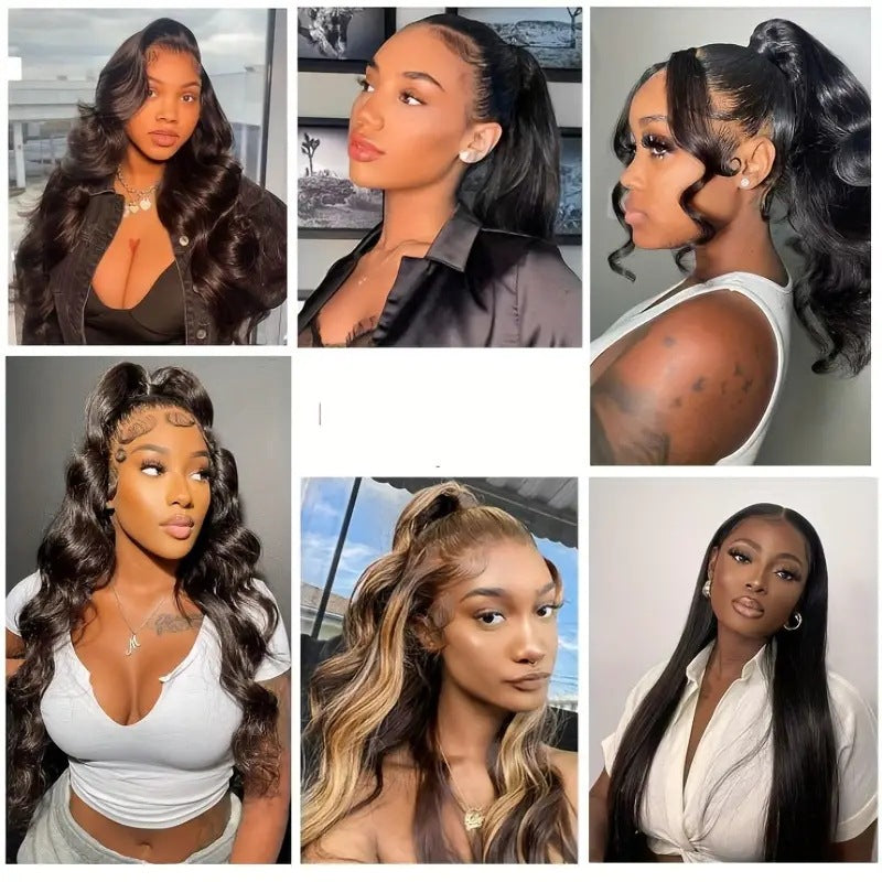 Lace Front Synthetic Wig with Wavy Curly Hair