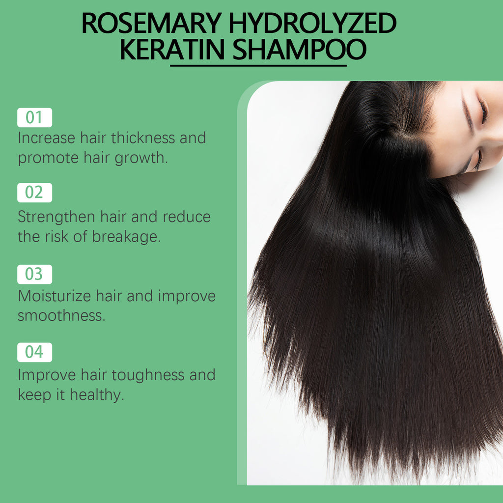 Herbal Rosemary Shampoo for Oil Control and Volumizing