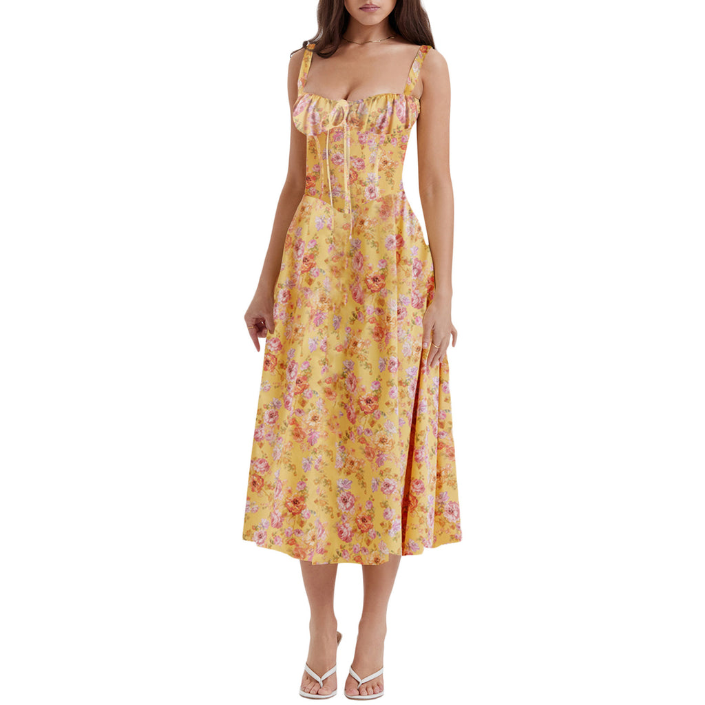 Strap Waist Sling Dress