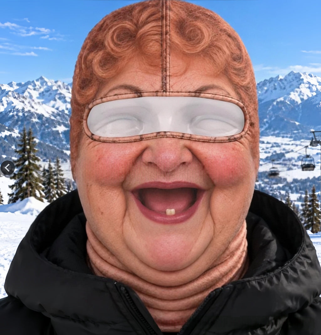 Outdoor cycling face protection and windproof headgear
