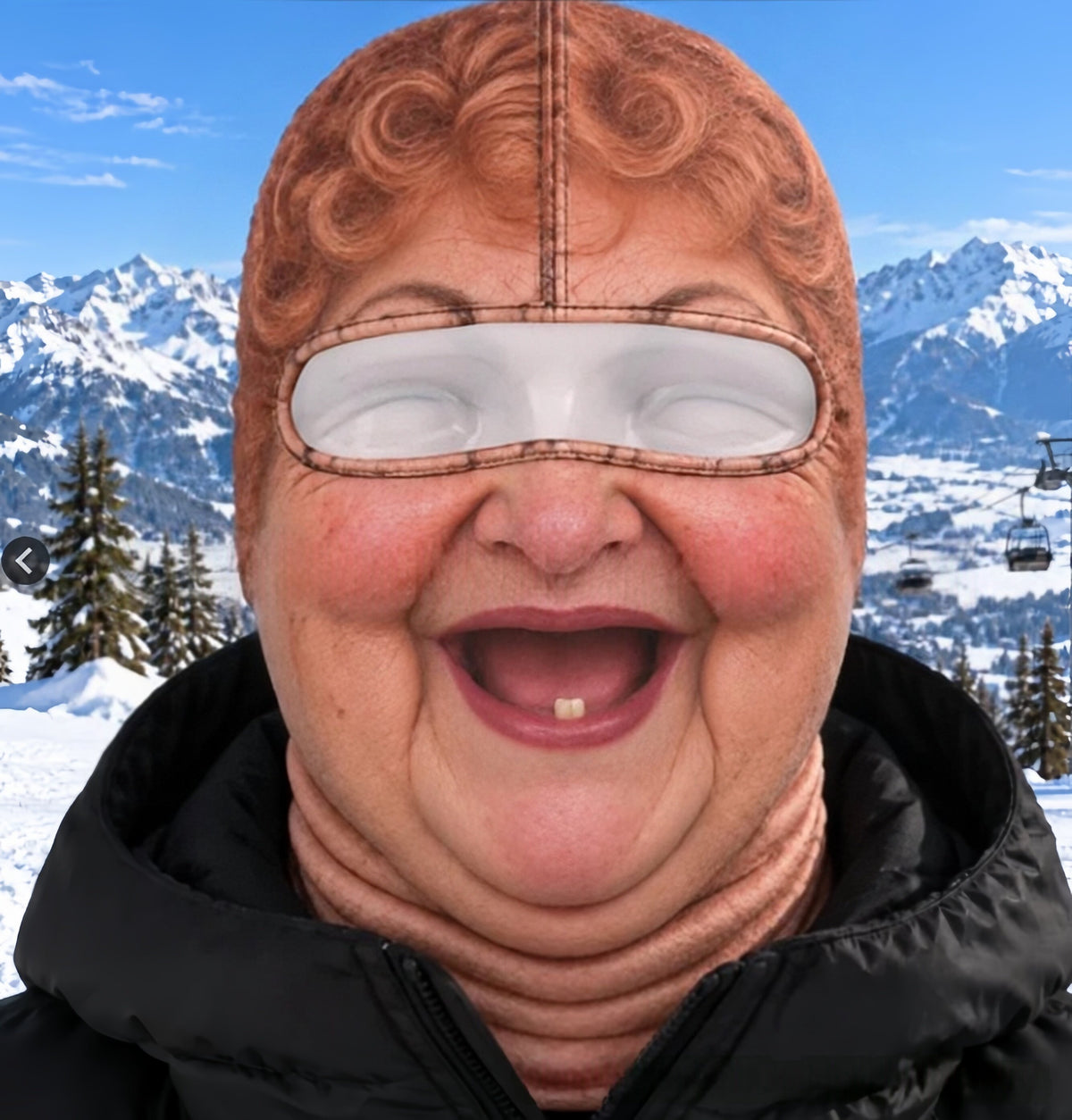 Outdoor cycling face protection and windproof headgear
