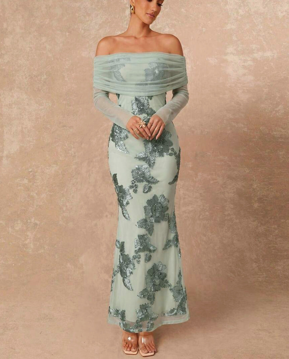 Elegant One Shoulder Bodycon Dress