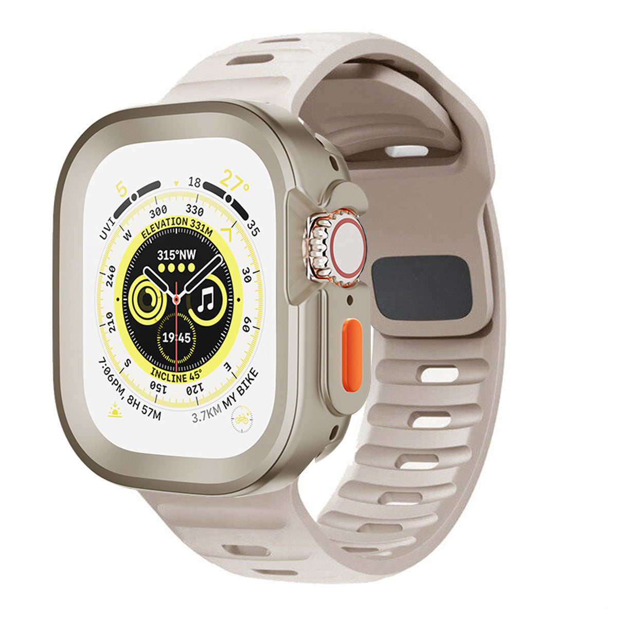 Apple Watch Silicone Strap and Protective Case