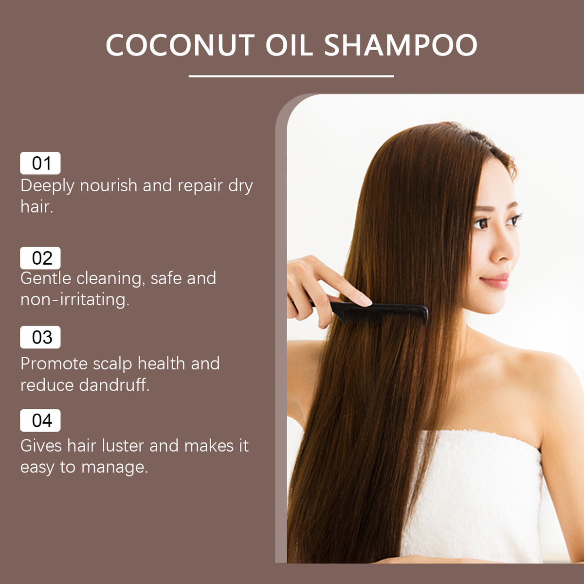 Coconut Oil Shampoo for Hair Nourishment