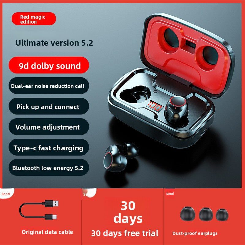 Wireless Bluetooth Stereo Earphones with Noise Reduction