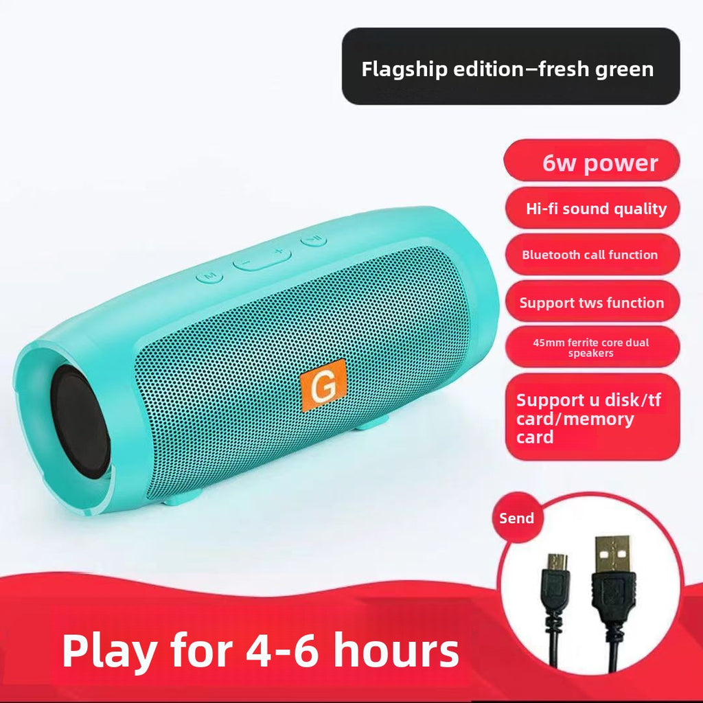 Portable Bluetooth Speaker with Enhanced Bass