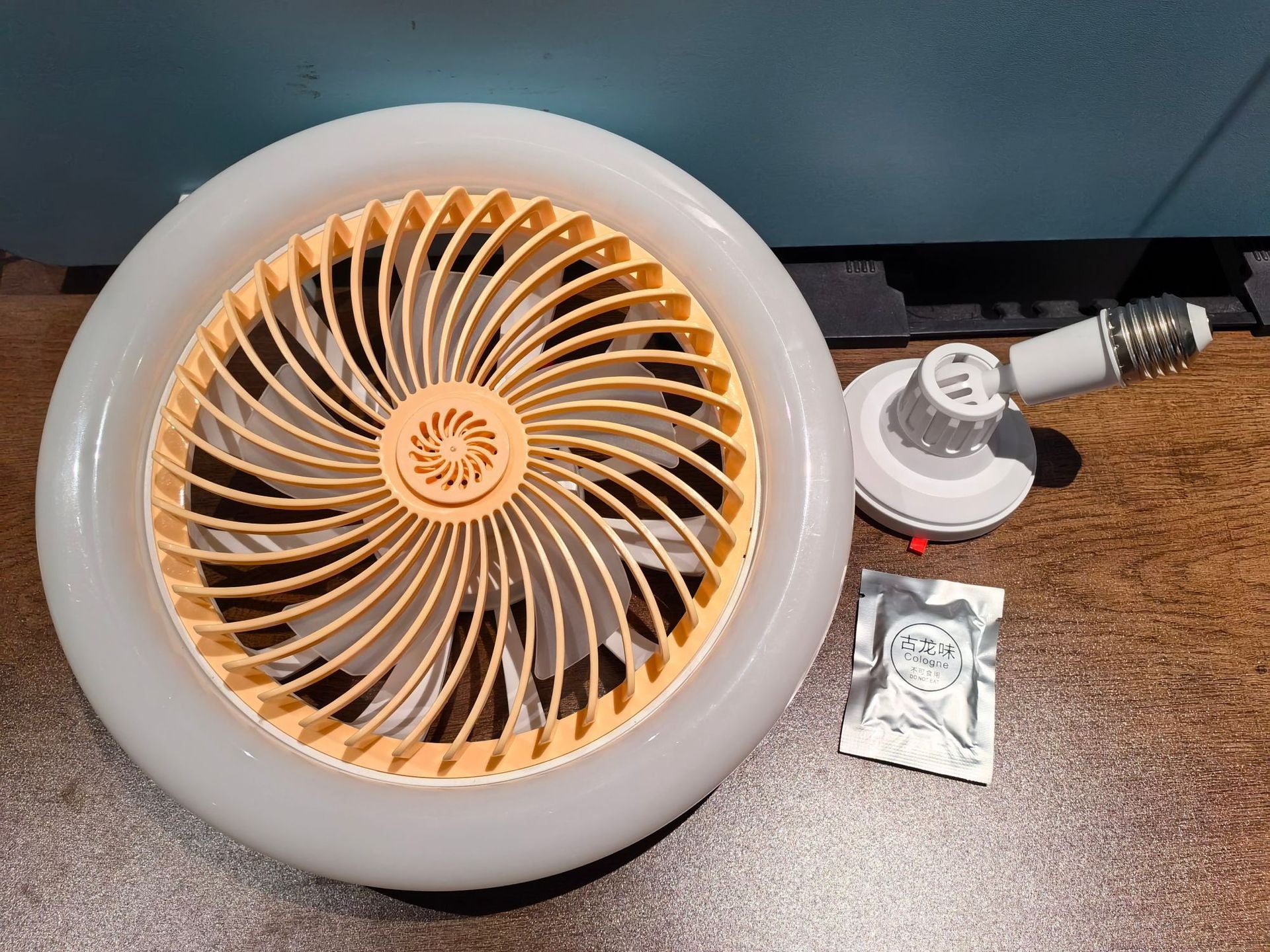E27 Remote Control Ceiling Fan Lamp with LED Light