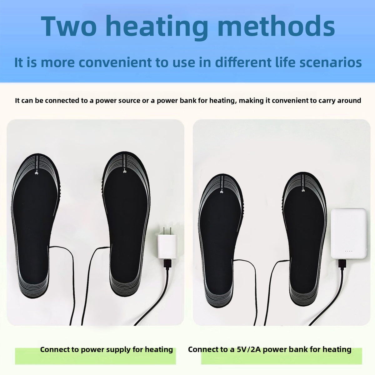 Charging insoles
