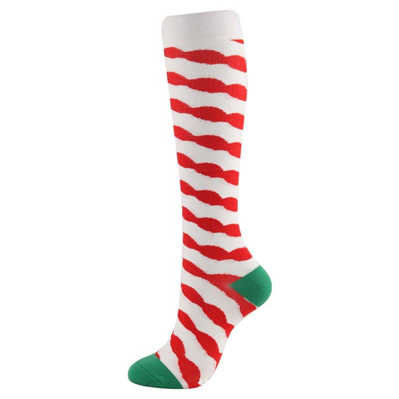 Christmas Compression Socks with Festive Designs