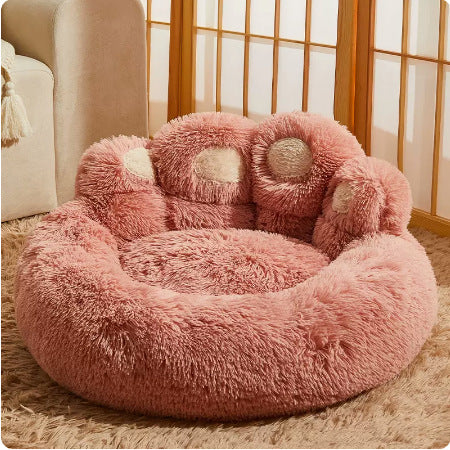 Bear paw-shaped pet sofa cushion