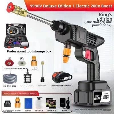 Portable Rechargeable High Pressure Car Washer