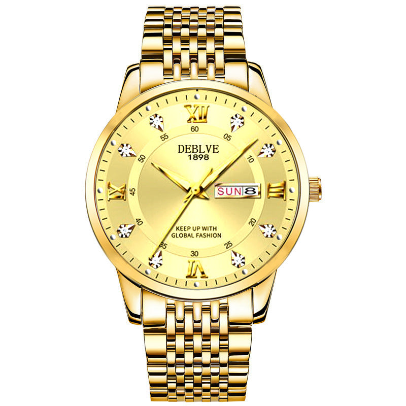 Fashion watch non-mechanical scanning