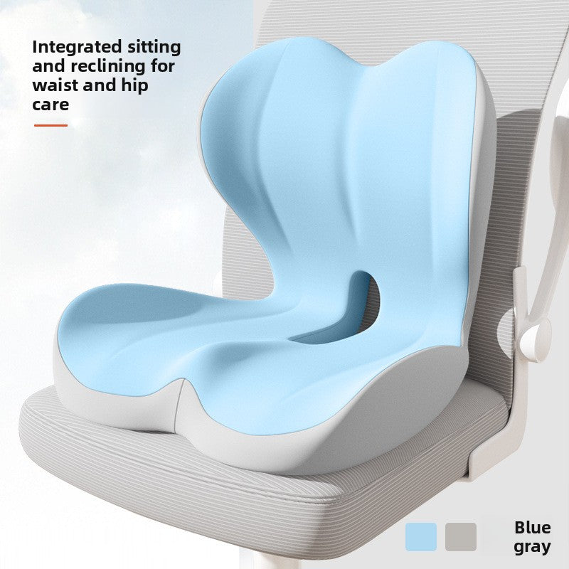 Memory Foam Posture Correction Seat Cushion with Lumbar Support