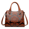 Chinese Style Embossed Women Shoulder Bag