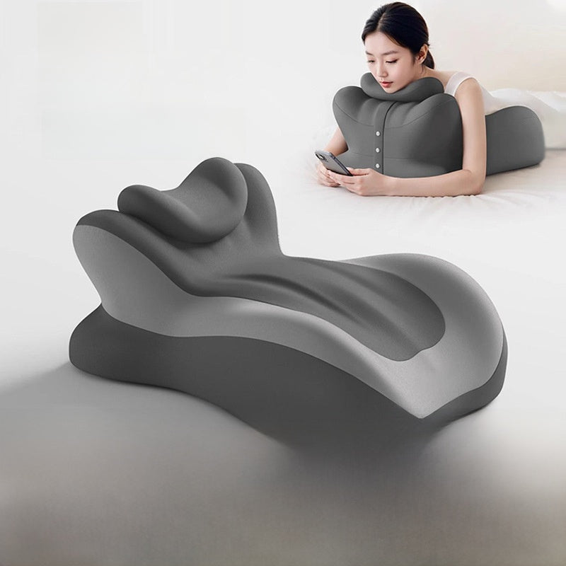 Memory foam side-sleeping pillow