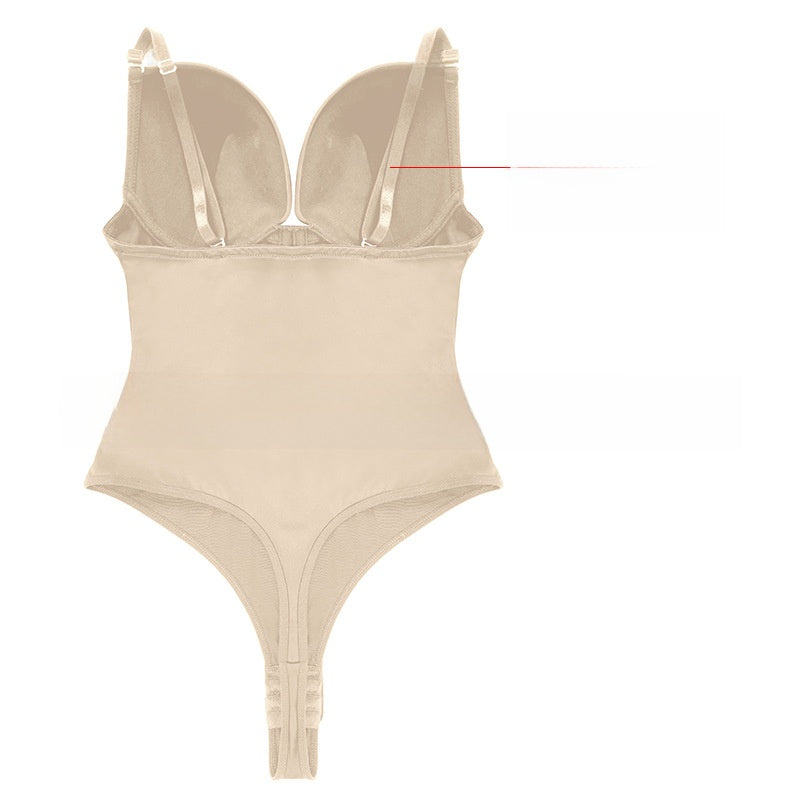 Women Backless Shaping Bodysuit Tummy Control