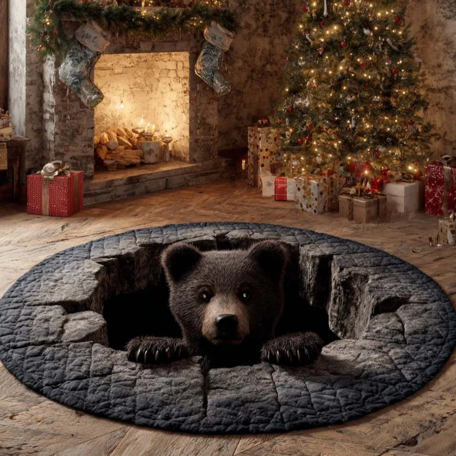 Three-dimensional vision carpet
