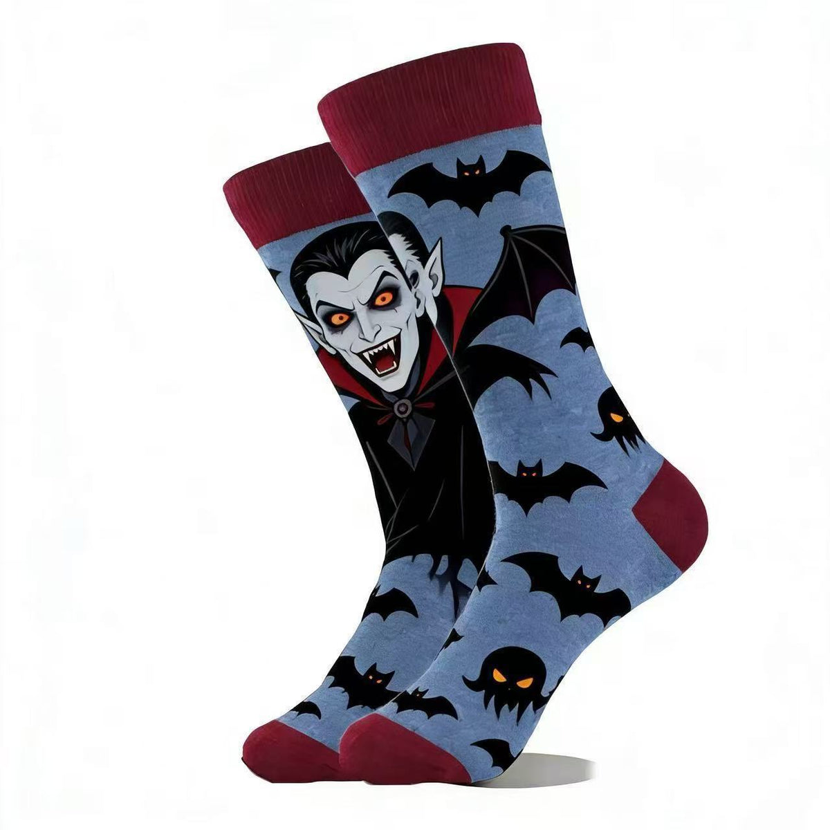 Halloween Themed Mid-Calf Cotton Socks