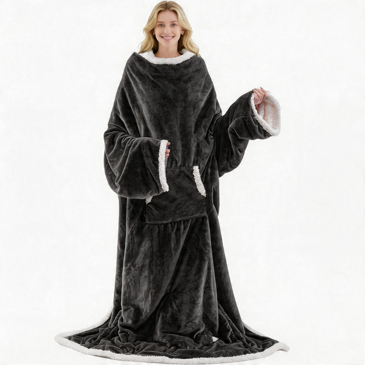 Wearable electric heating blanket