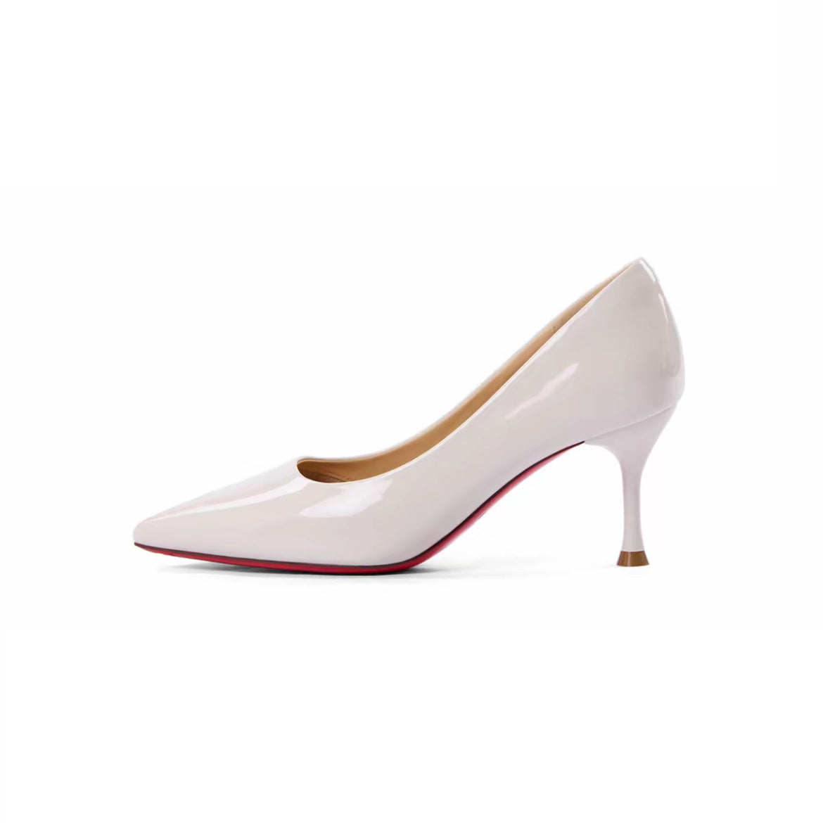 Womens Patent Leather Pointed Toe High Heels