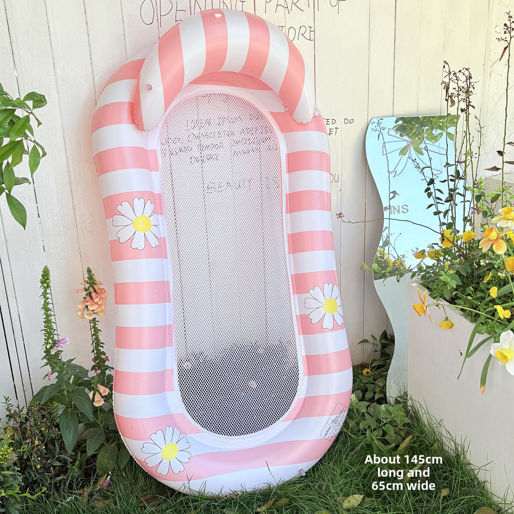 Mermaid floating bed adult swimming ring water inflatable
