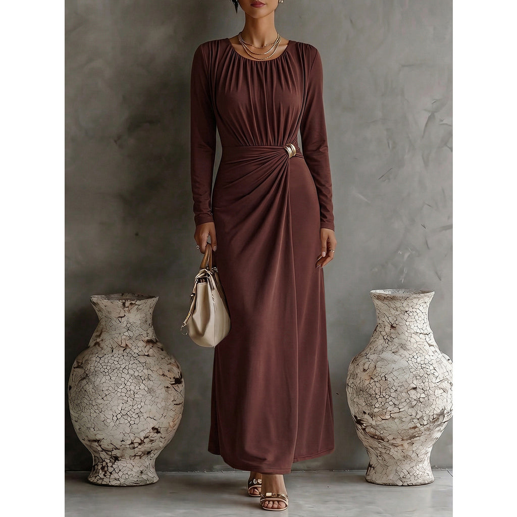 Plus Size Long Sleeve Formal Bodycon Dress