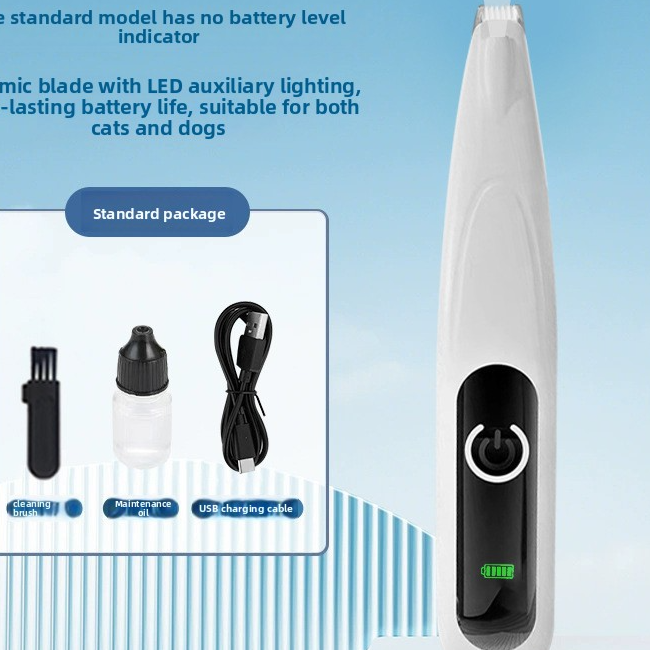 Pet Hair Trimmer and Grooming Kit