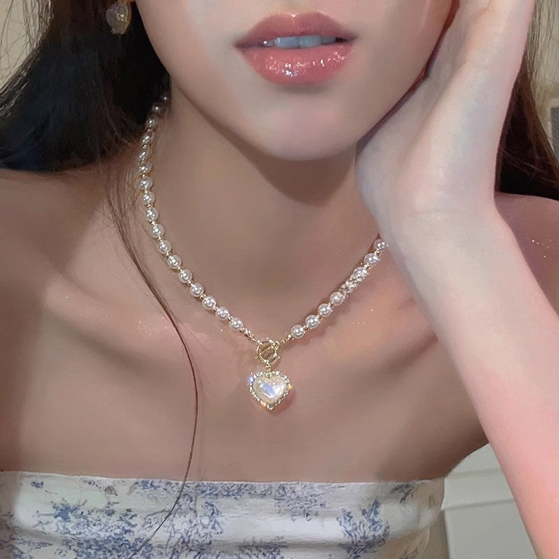 Fashion Pearl Necklace with Various Pendants