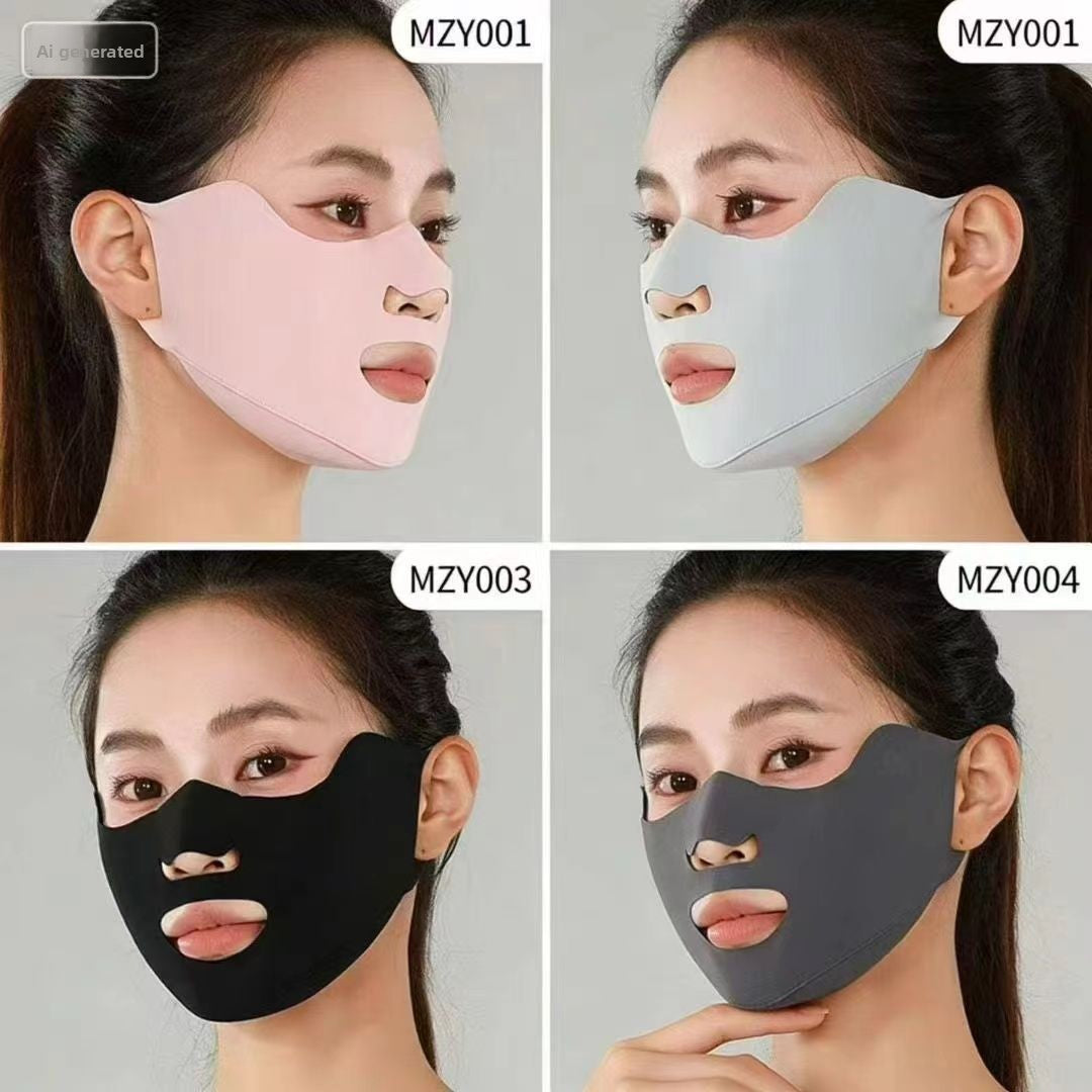 Ice Silk Protective Face Mask with UV Defense