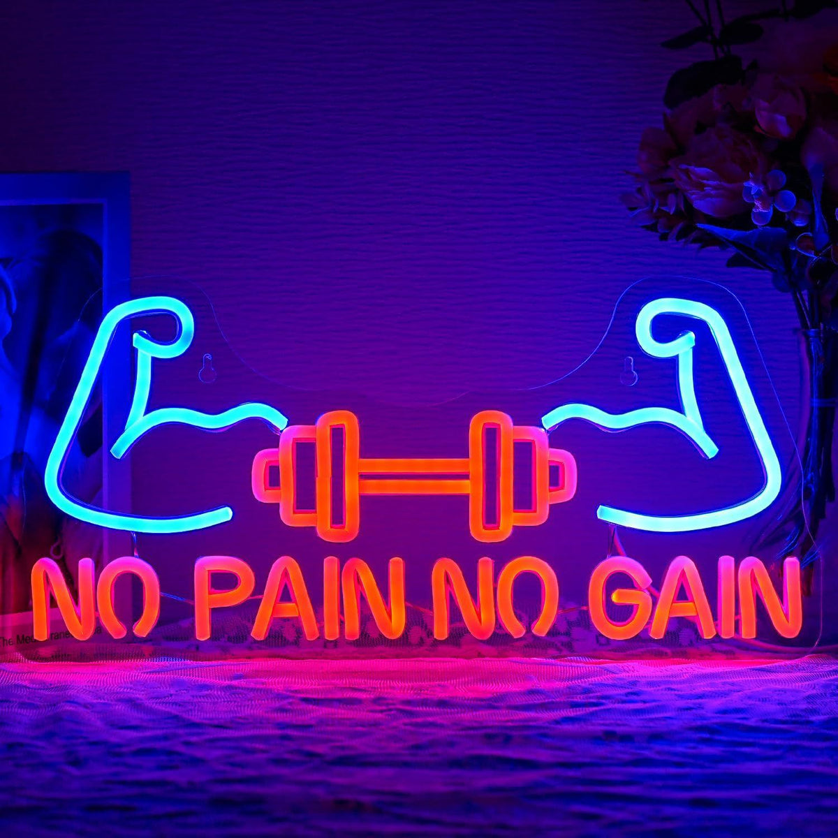 Gym Neon Light Letters Fitness Led