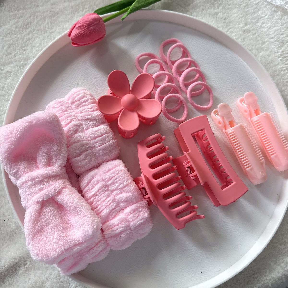 Soft Fabric Hair Accessories Set