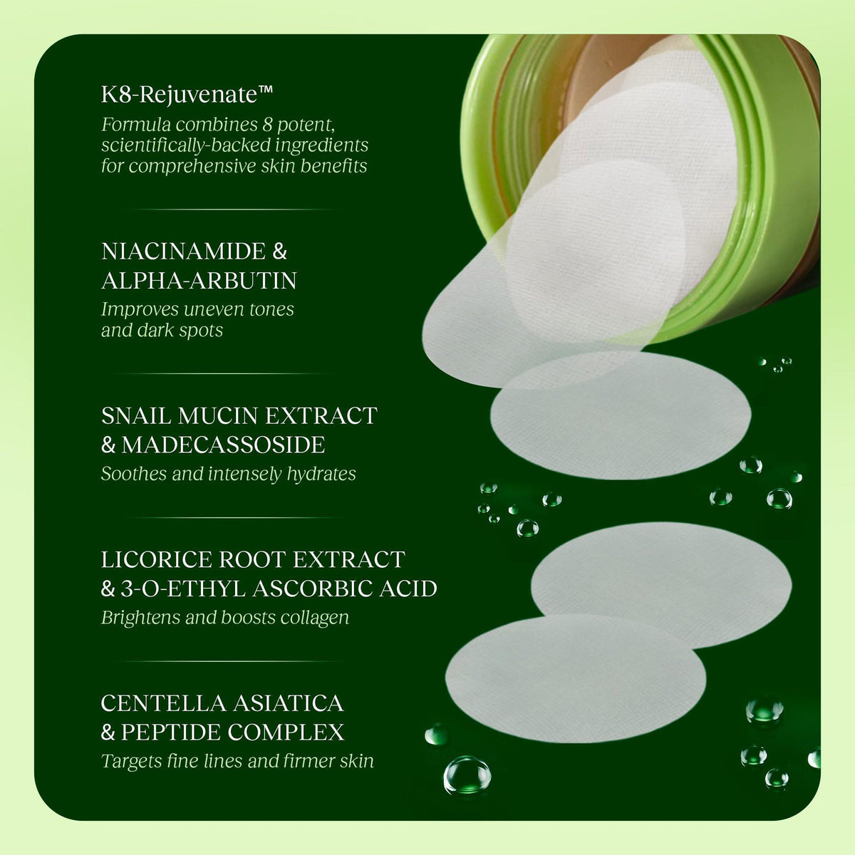 Centella Asiatica Cotton Pads