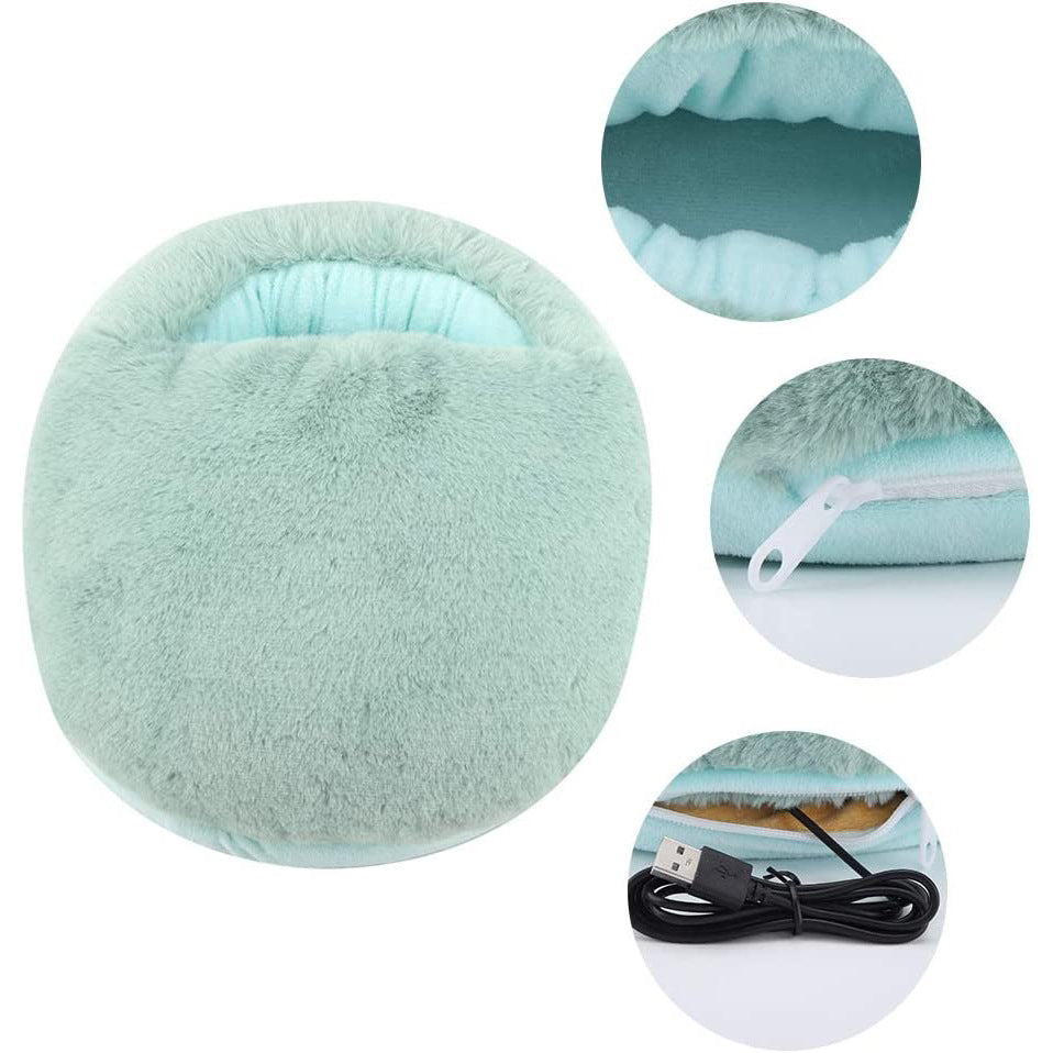 USB Electric Foot Warmer Heating Slippers