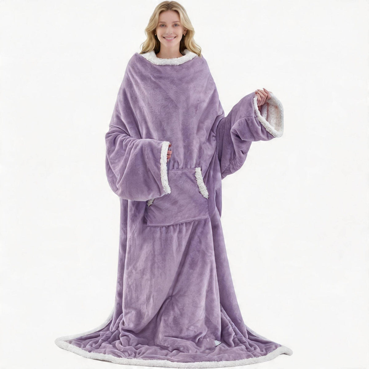 Wearable electric heating blanket