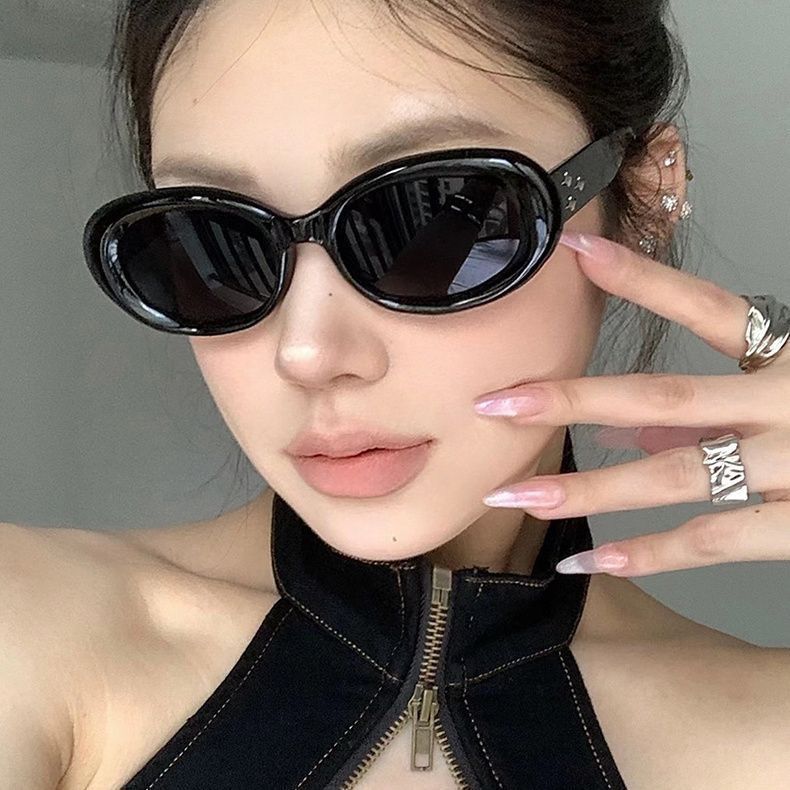 Retro Cat Eye Sunglasses UV Protection Narrow Frame