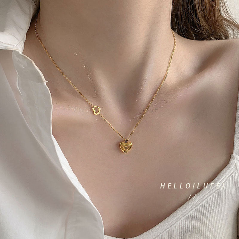 Minimalist Titanium Steel Clavicle Necklace