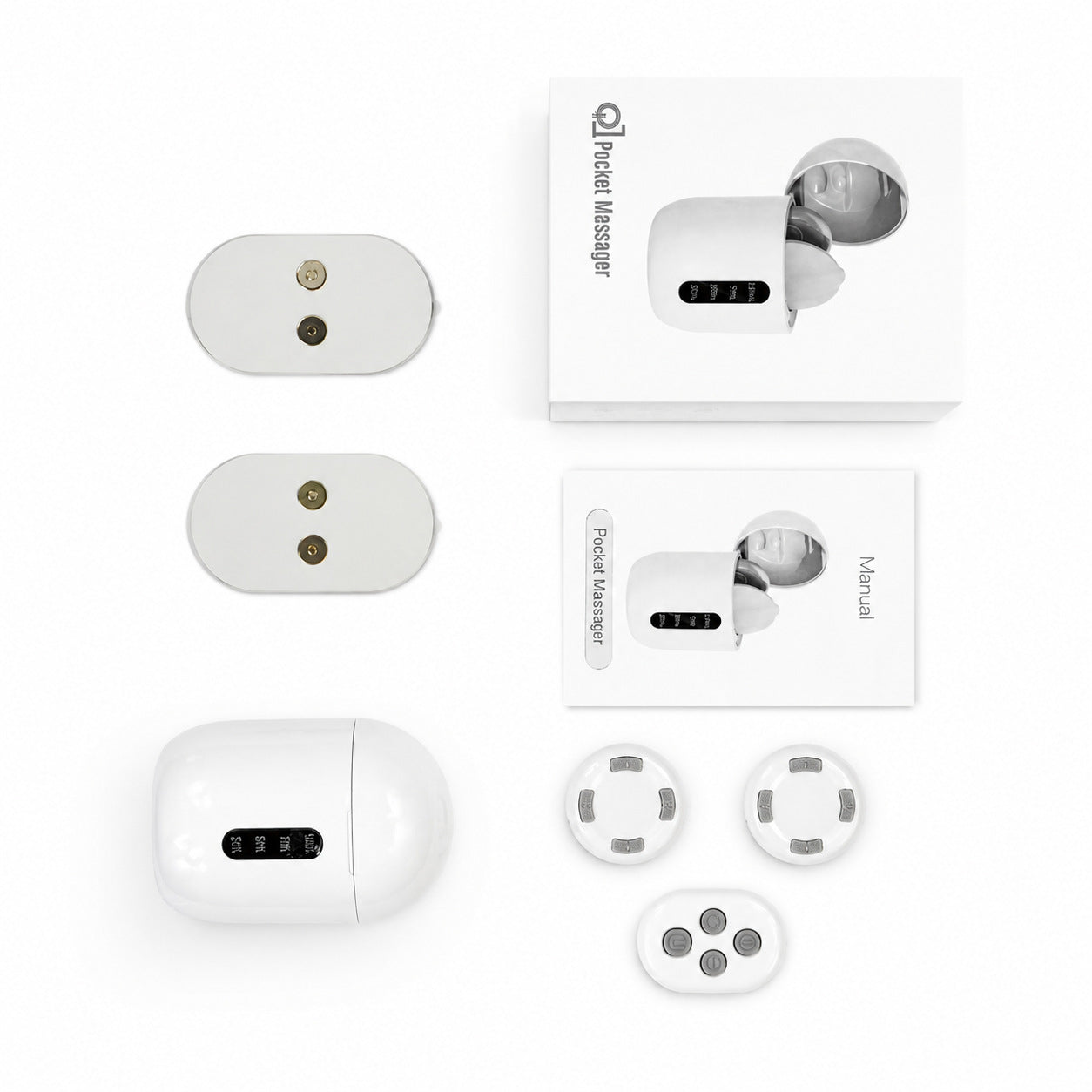 Portable Remote Control Massager with Charging Case