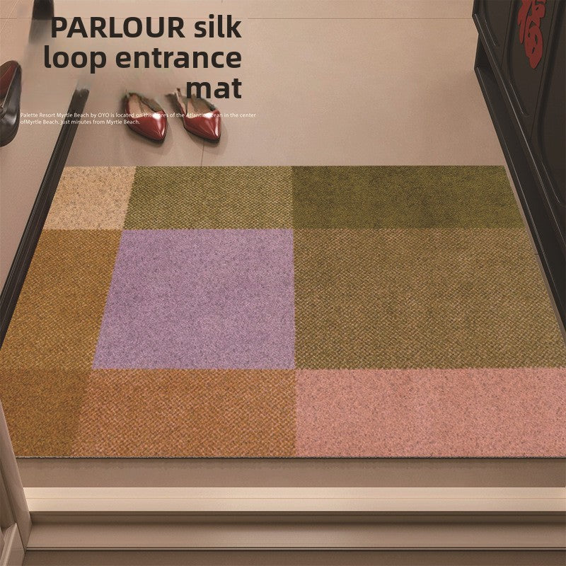 Silk Ring Floor Mat Foot Mat