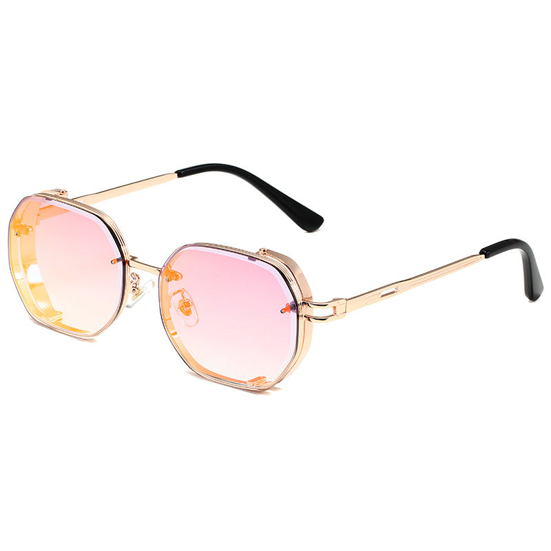 Metal Frame Square Sunglasses