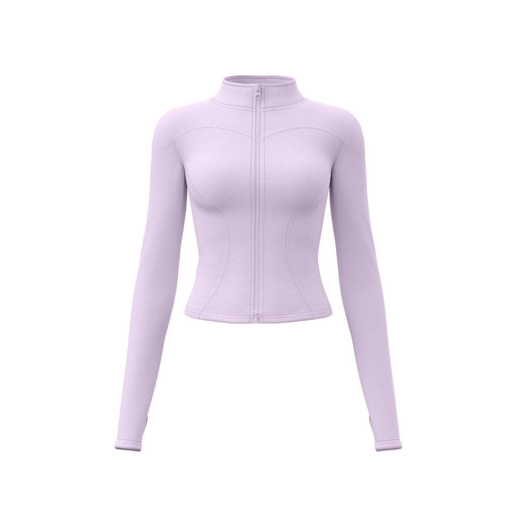 Women's fitted stretch yoga top