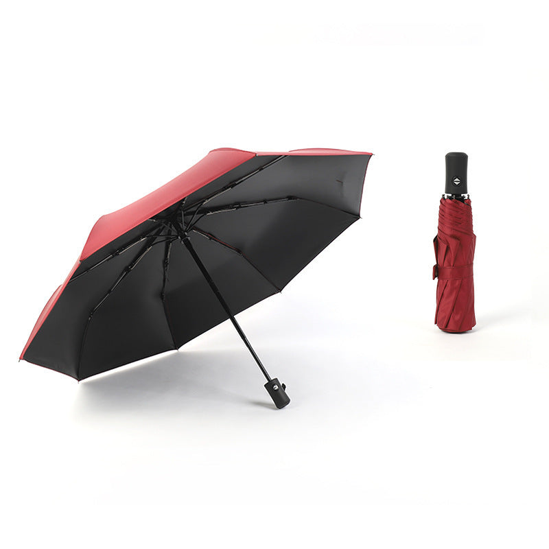 Fully Automatic Umbrella with Ring Handle