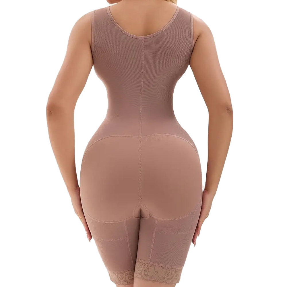 High-Waisted Tummy Control Open-Crotch One-Piece Shapewear Body Shaper