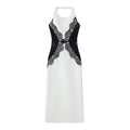 Womens Halter Neck Lace Dress