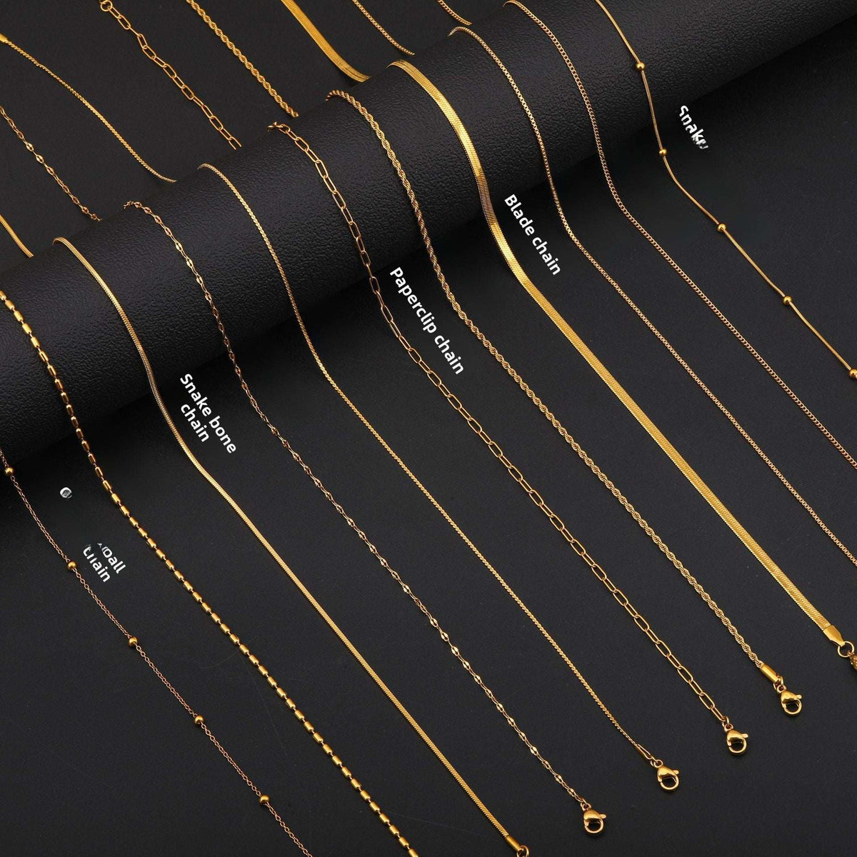 Versatile Braided Chain and Blade Necklace