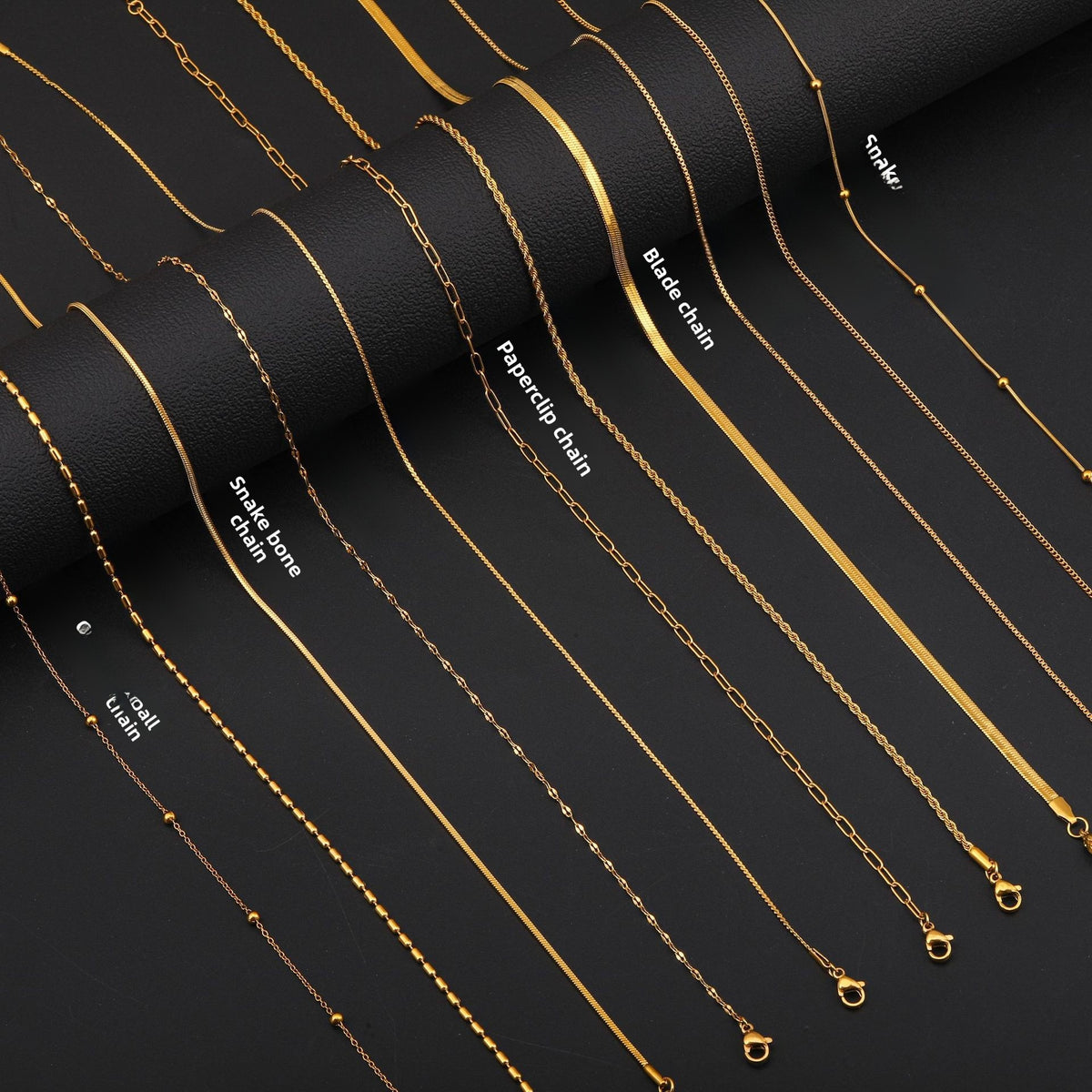 Versatile Braided Chain and Blade Necklace