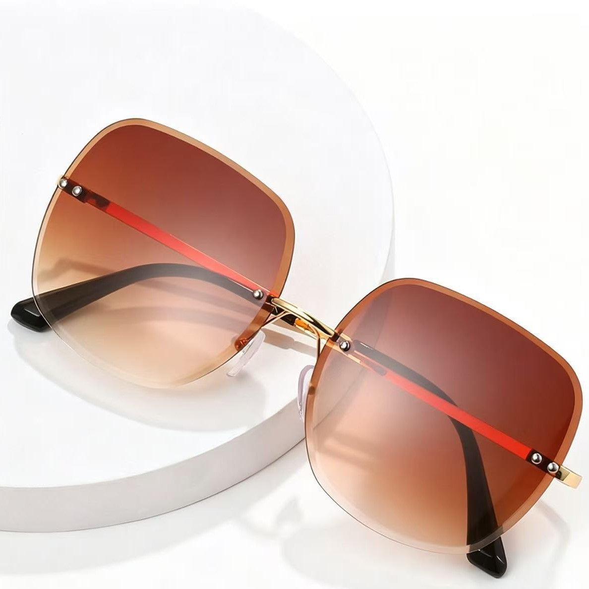 Fashion Cut Edge UV Protection Sunglasses