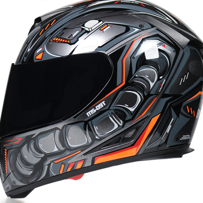 Jiekai Dual Lens Full Face Bicycle Helmet